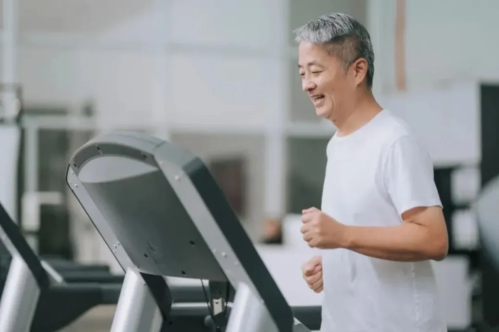 Run on the treadmill