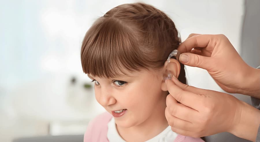 Wear hearing AIDS for children