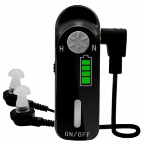 The front of the c06 hearing aid