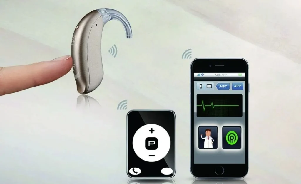 Connect the Bluetooth hearing aid to the APP